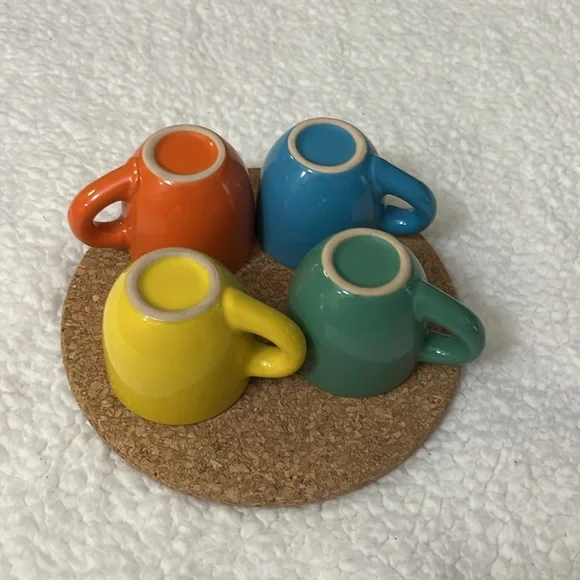 Set of 4 Mini Espresso Mugs - Picture 4 of 5